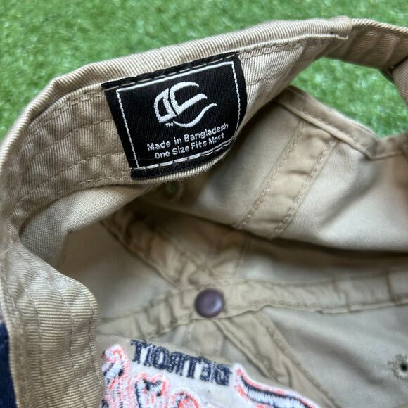 Detroit Tigers Bud Light Tan/Blue MLB Brand Baseball Hat OSFA - Picture 4 of 5